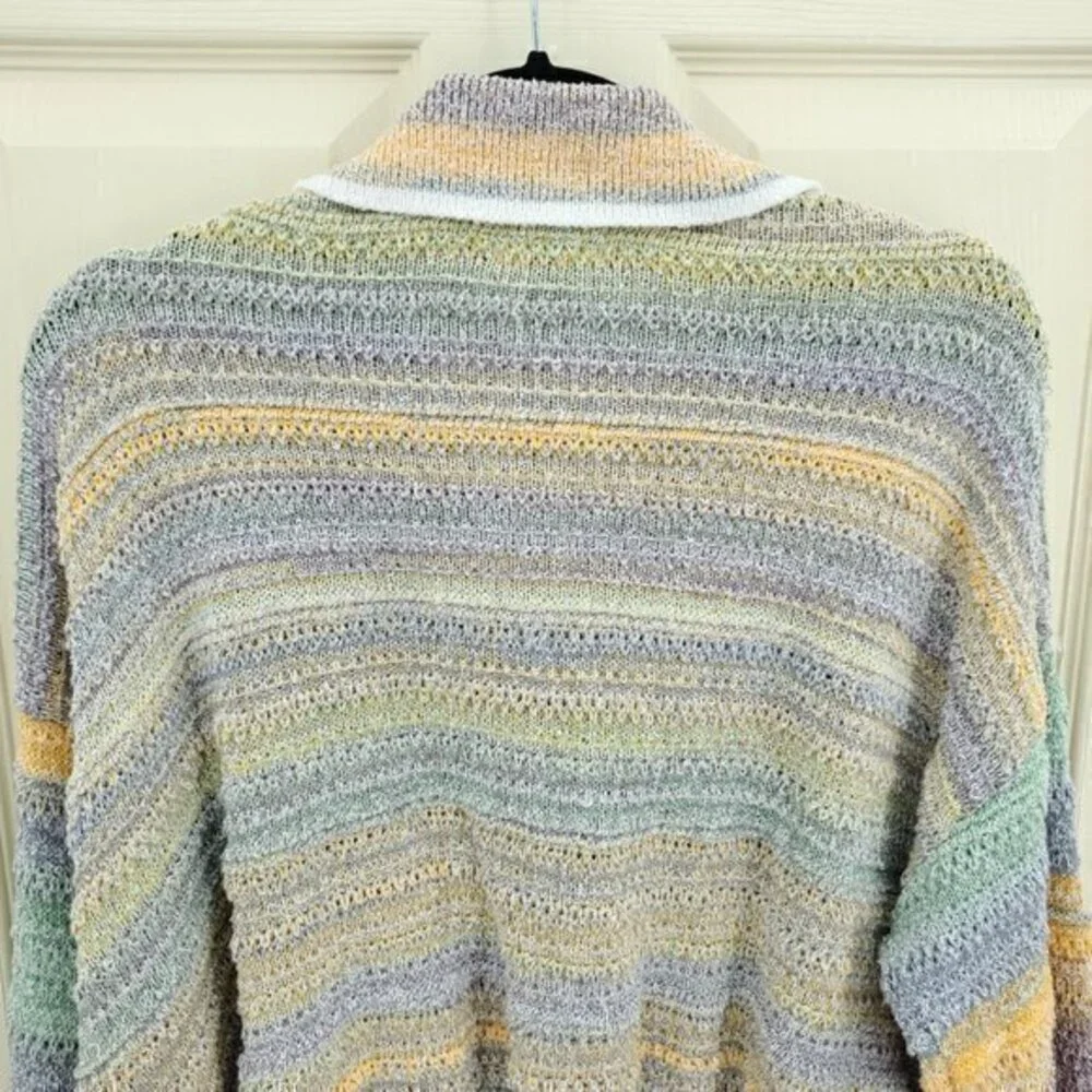 Universal Thread Matching Knit Set XL Top/L Shorts Orange/Blue